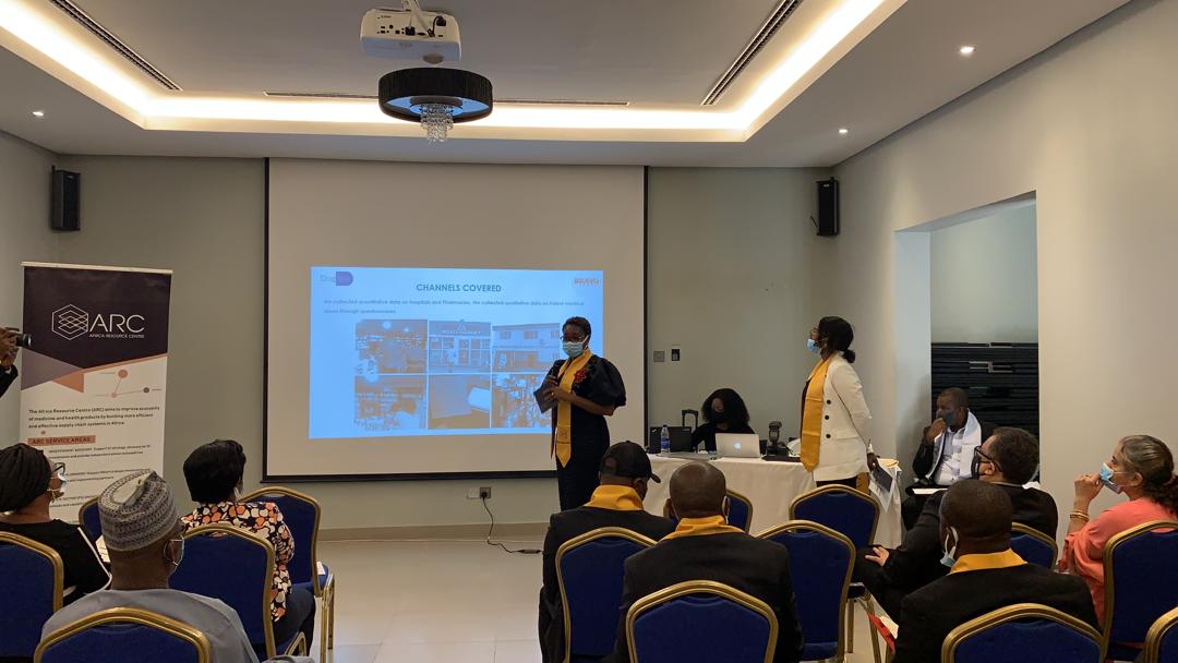 ARC_TeamBravo's tweet photo. We presented the findings of our capstone project which was centred on Managing the Supply Chain disruptions of Essential Commodities Supply in Healthcare Systems during Emergencies in Lagos State, @ARC_Nigeria Closeout event in Lagos. https://t.co/x1vHrJJwdt
