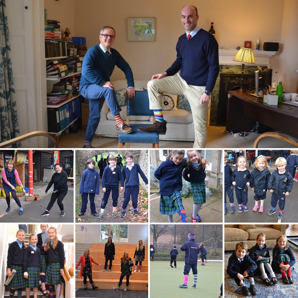 pinewoodprepsch's tweet photo. ‘Why fit in, when you were born to stand out?’ It was colourful around the school today as we marked #oddsocksday as part of #AntiBullyingWeek.   #BeKind #PinewoodPrep #PinewoodPrePrep https://t.co/UoSL1bm36T