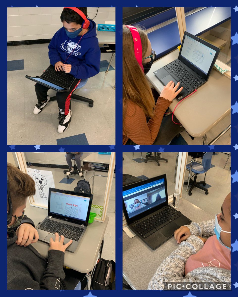 Mrs. Knibbs (@mrsknibbscrs) on Twitter photo How could learning about coordinate planes be fun?? By playing battleship of course! Mustangs tested their graphing skills and challenged their peers in <a href="/GoogleForEdu/">Google for Education</a> breakout room battleship! <a href="/CRSmustangs/">Cove Road School</a> How could learning about coordinate planes be fun?? By playing battleship of course! Mustangs tested their graphing skills and challenged their peers in <a href="/GoogleForEdu/">Google for Education</a> breakout room battleship! <a href="/CRSmustangs/">Cove Road School</a>