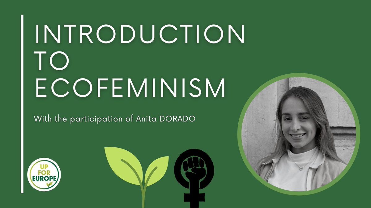 UpForEurope1's tweet photo. 🌱 INTRODUCTION A L'ECO-FEMINISME 🌱

Rejoignez-nous le dimanche 6 décembre, à 18h00 💥 
Notre membre féministe de Up For Europe, Anita, vous présentera la notion d'écoféminisme !
N'hésitez pas à participer à ce Facebook Live 🎥 ! 

🇬🇧 Cette conférence sera animée en Anglais. https://t.co/TZ5Dj3ljKn