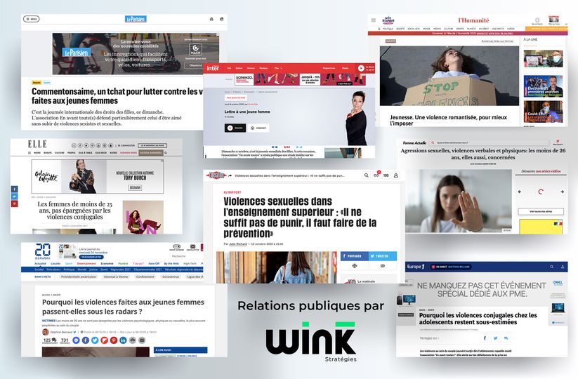 Suite à la publication d’une nouvelle étude menée par <a href="/enavanttoutes/">En avant toute(s)</a> et à une conférence de presse organisée par notre équipe, de nombreux médias français ont porté leur attention sur les violences faites aux jeunes. 
Nous sommes fiers d'accompagner l'association dans ses RP !
