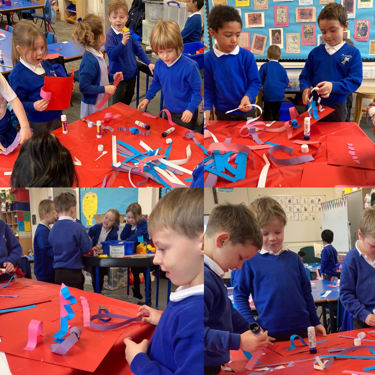 MissBurrows2's tweet photo. Primary 1 made some amazing paper sculptures in Art today - investigating spiral, zig zag, dashed and curved 3D lines! 👏 🤩 
#nurtureinspireflourish #curiouscarlos 
⁦@mrsbrannanfcrc⁩ https://t.co/MsD4ry3ILp