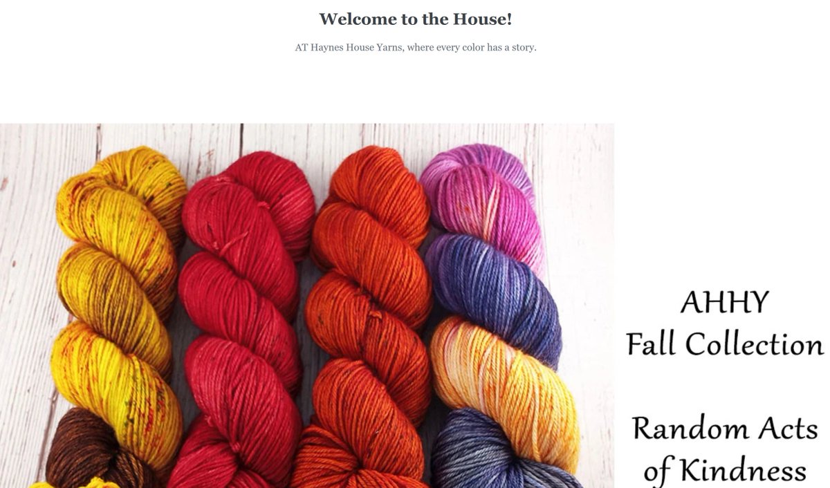 AT Haynes House Yarns has almost 150 yarn choices. The colors are GORGEOUS. You may have to wait up to 2 weeks but it'll be worth it.  https://athayneshouseyarns.com/ Follow owner Terri Haynes here on IG:  https://www.instagram.com/at.haynes.house.yarns/ 1/