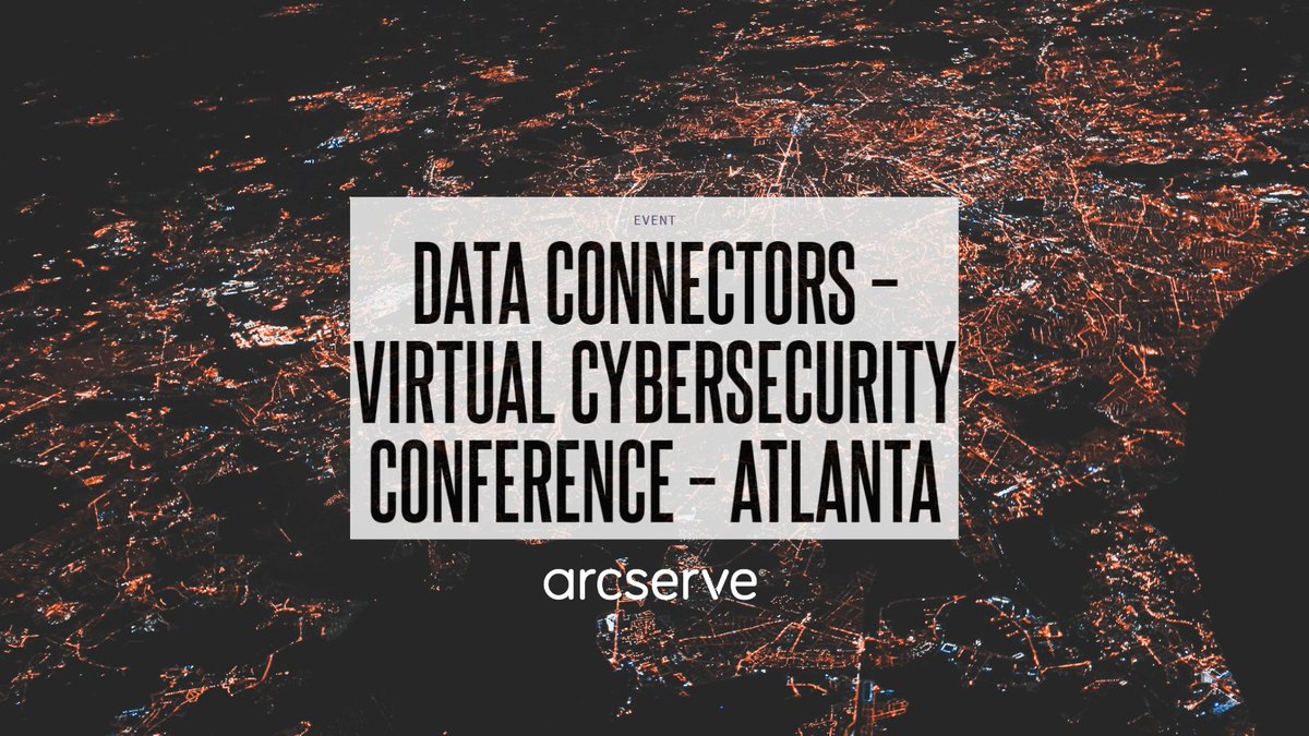 Atlanta #IT pros - we're looking at you! Don't miss out on this awesome opportunity to hear more about #IoT, #cybersecurity, and #disasterrecovery strategies.

Tune in on Dec. 2-3 at 8:30AM CT for the <a href="/DataConnectors/">Data Connectors</a> virtual cybersecurity conference 💻 hubs.la/H0Bjgnb0