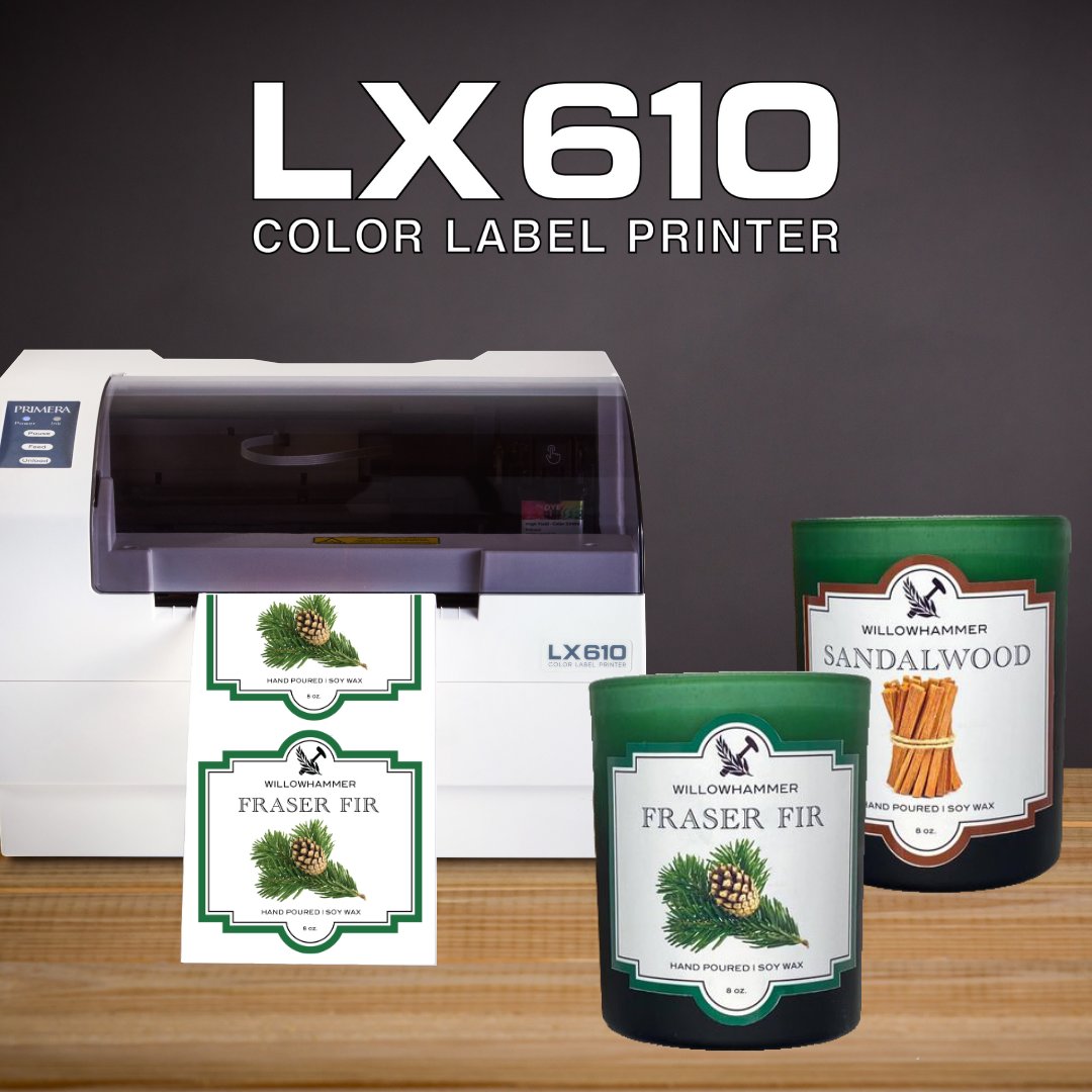 lx610 color label printer