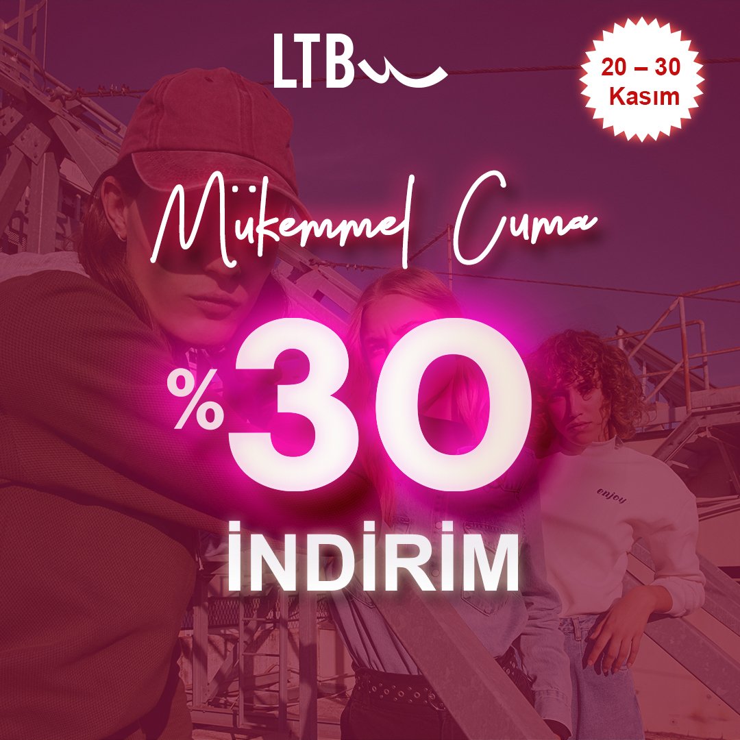 Mükemmel Cuma indirim fırsatı LTB mağazaları ve Online'da başladı! https://t.co/IZByv2DdQR