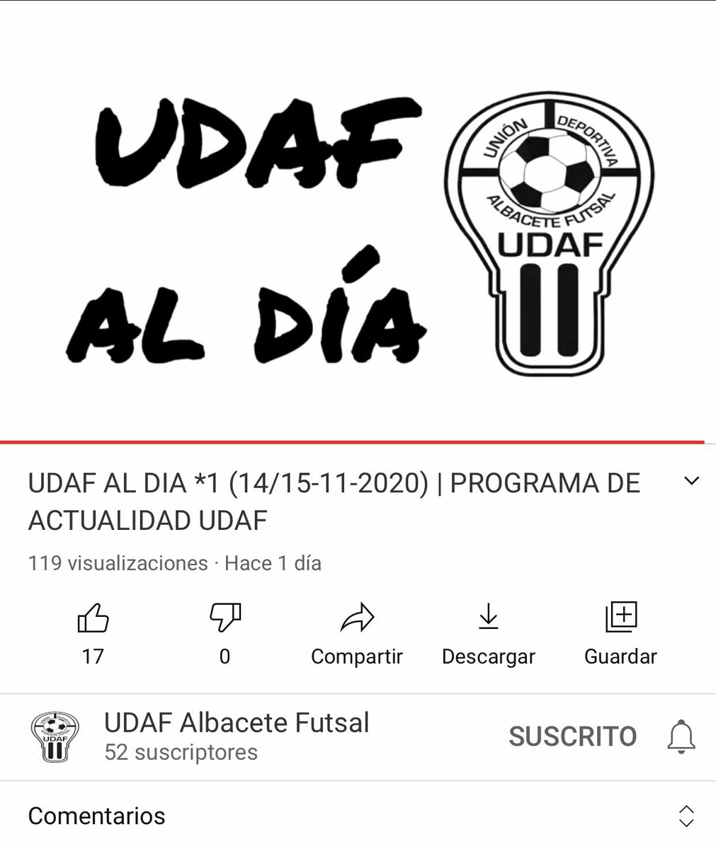 ¿Todavía no has visto nuestro nuevo programa de YouTube “UDAF AL DÍA”? 
Echa un vistazo 👀⬇️

youtu.be/SA_pYK2ORyA