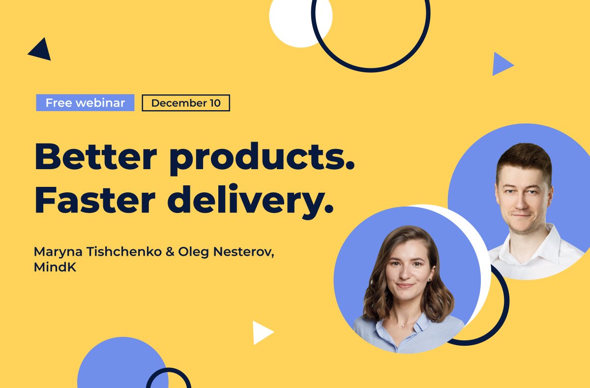 onesterov's tweet photo. Most of the businesses starting up a software product ask the same questions and face the same challenges. So if you are building custom software or just getting ready for it, I invite you to join our webinar on December 10th!
It is LIVE and FREE. Register
https://t.co/JpMQqUCfBy https://t.co/YjhhXVs1cz