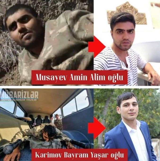 Amin Musayev &amp; Bayram Karimov are both being kept as war prisoners by Armenia. <a href="/ICRC/">ICRC</a> should exert pressure on Armenia to #bringbackAmin and #bringbackBayram !!#StopArmenianAggression <a href="/UNHumanRights/">UN Human Rights</a> <a href="/amnesty/">Amnesty International</a> <a href="/hrw/">Human Rights Watch</a> <a href="/OSCE/">OSCE</a> <a href="/ifrc/">IFRC</a>