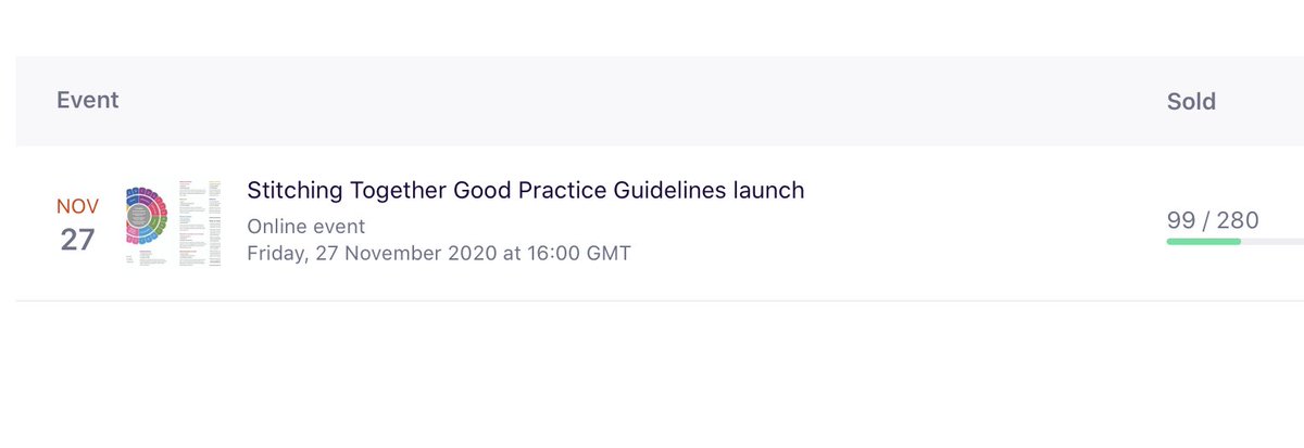 StitchingTgthr's tweet photo. Amazed that we have *99* people signed up to attend our Good Practice Guidelines launch next Fri. If you're interested in making textiles with others, perhaps you will be number 100? https://t.co/6BD5yI2FSa https://t.co/1HwJJMjF5I
