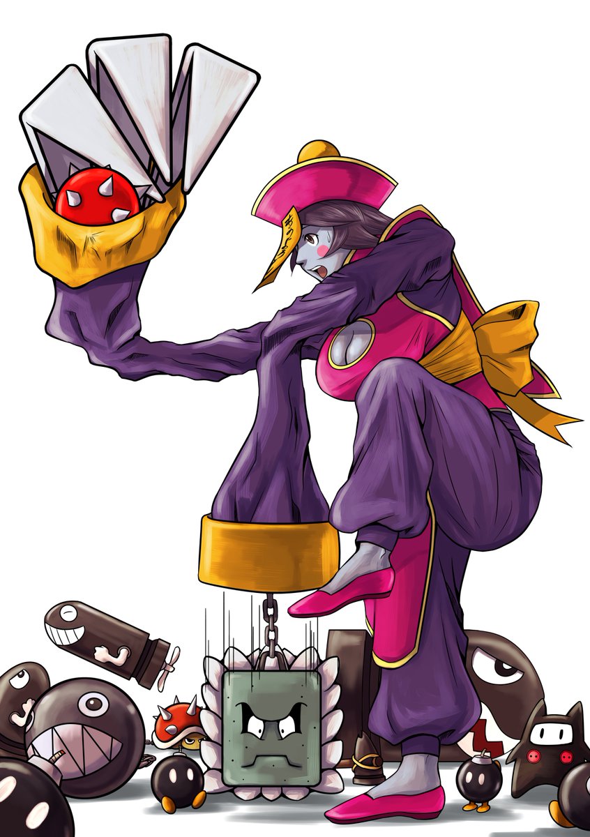 レイレイ 「暗器発動のSwitchを押し間違えたレイレイを描きました。 」|耳山貴一のイラスト