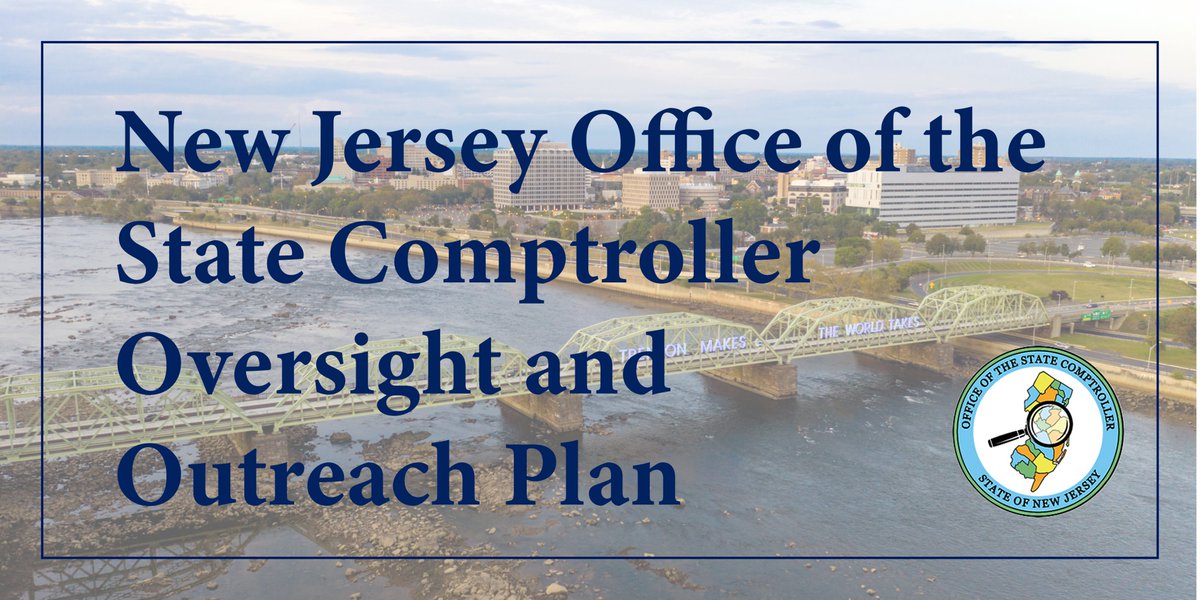Today, I released the Office of the State Comptroller’s Oversight and Outreach Plan.Our plan lets New Jersey residents know the specific ways we’re looking out for their tax dollars and working to make government run more efficiently and effectively for them.