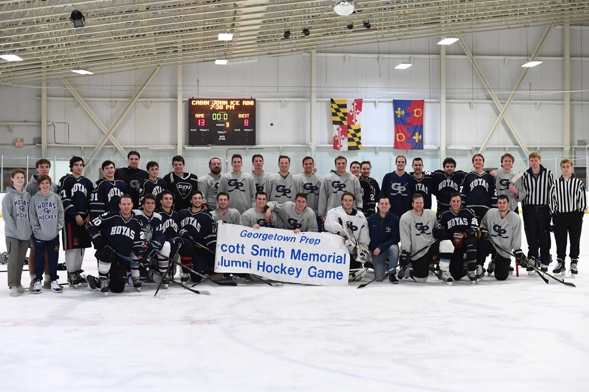 Unfortunately due to circumstances beyond our control, and in the spirit of keeping everyone healthy and safe the 2020 Scott Smith Alumni Hockey Game is cancelled.

The 2020-2021 <a href="/georgetownprep/">Georgetown Prep</a>  hockey team is currently practicing and hoping to assemble some sort of season!