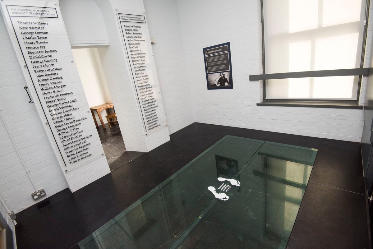 Many years later, in 1965, the Murder Act was passed, which meant that executions were replaced with a mandatory life sentence. The trapdoors from the gallows at Wandsworth Prison are on display at our museum to remind us of how far we've come (and how far we have to go!)
