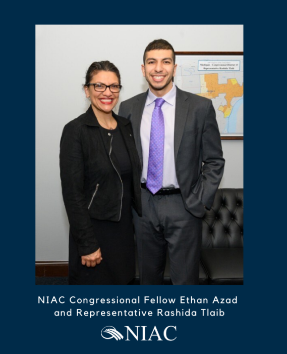 23) @ethanazad is a staff member of  @RepRashida who handles a "broad legislative portfolio, helping Tlaib’s office on foreign affairs… and government oversight."