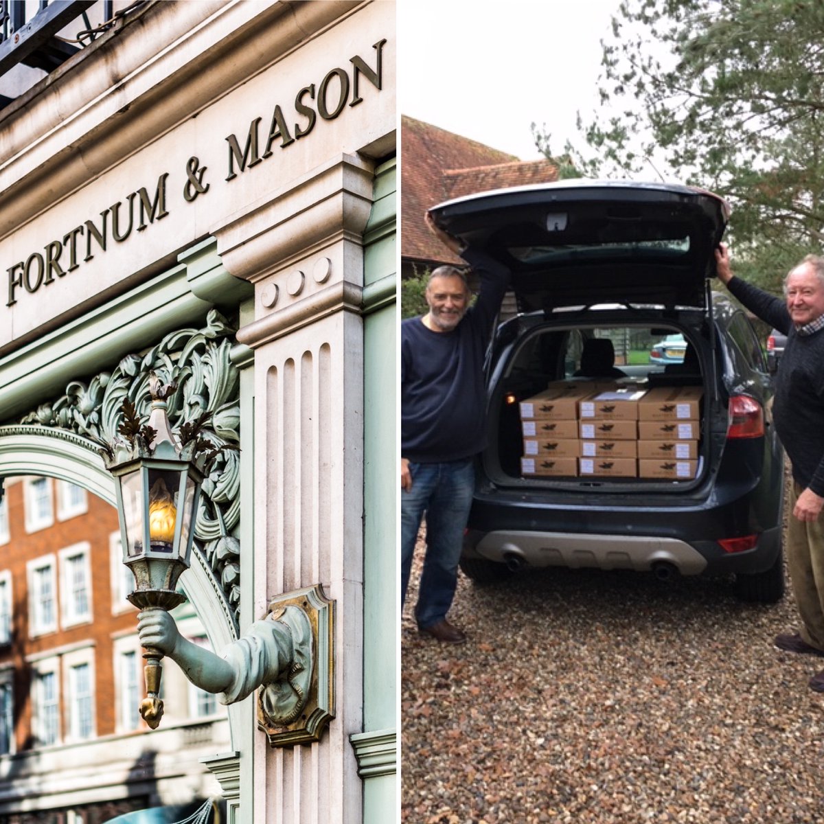 Delighted to be delivering our first consignment of Martin's Lane wines to the world-famous Fortnum &amp; Mason <a href="/Fortnums/">Fortnum & Mason</a>. They will be available in store &amp; online, enabling customers worldwide to appreciate English wines from the Crouch Valley #fortnums #englishwine #crouchvalley