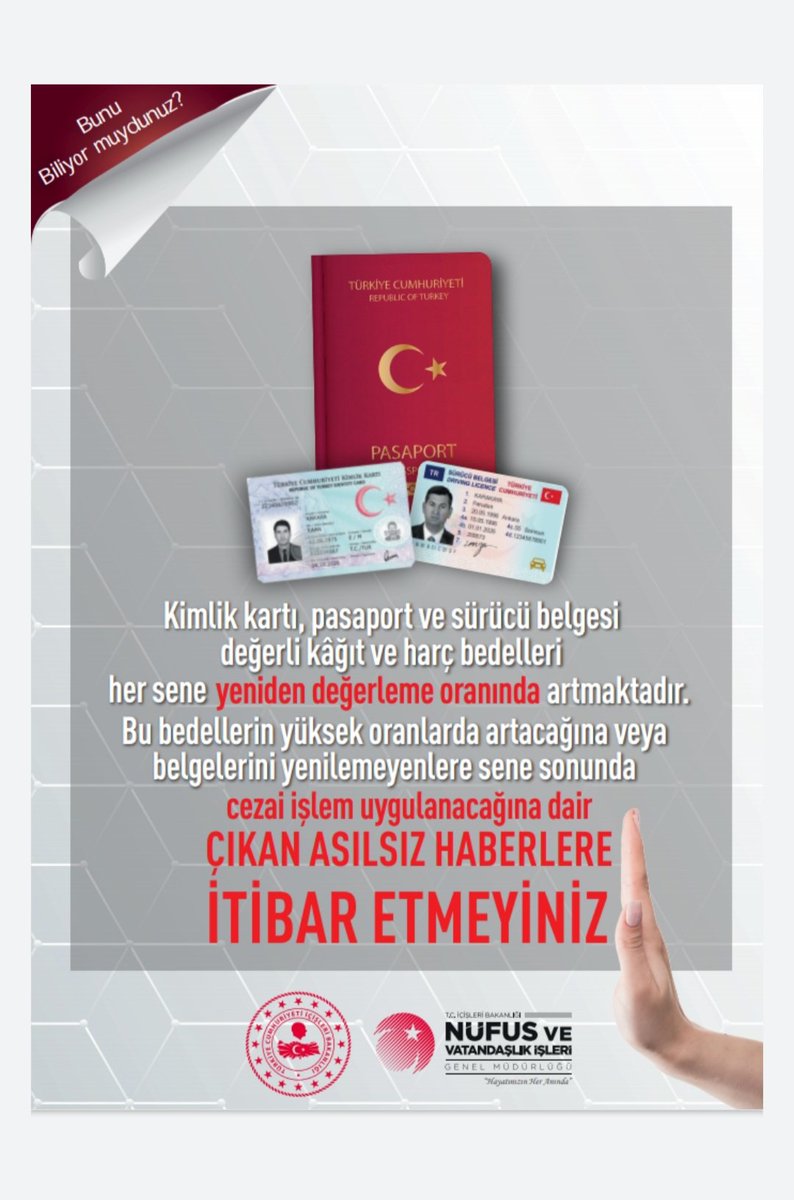 Önemli Bilgilendirme