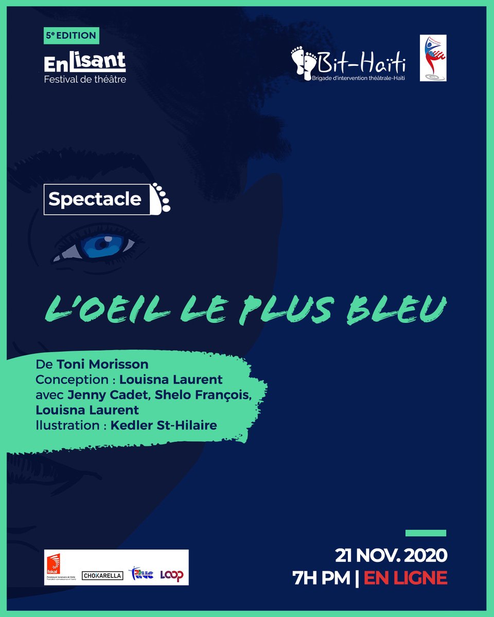americancornerh's tweet photo. American Corner propose deux spectacles en ligne. Amen Alléluia ! et L’œil le plus bleu (lecture-spectacle de romans de Toni Morrison). Les deux spectacles seront diffusés en Live dans le cadre du Festival de Théâtre En Lisant, prévu du 17 au 23 novembre 2020.
#AmericanSpaces https://t.co/3fHiEcPSB5