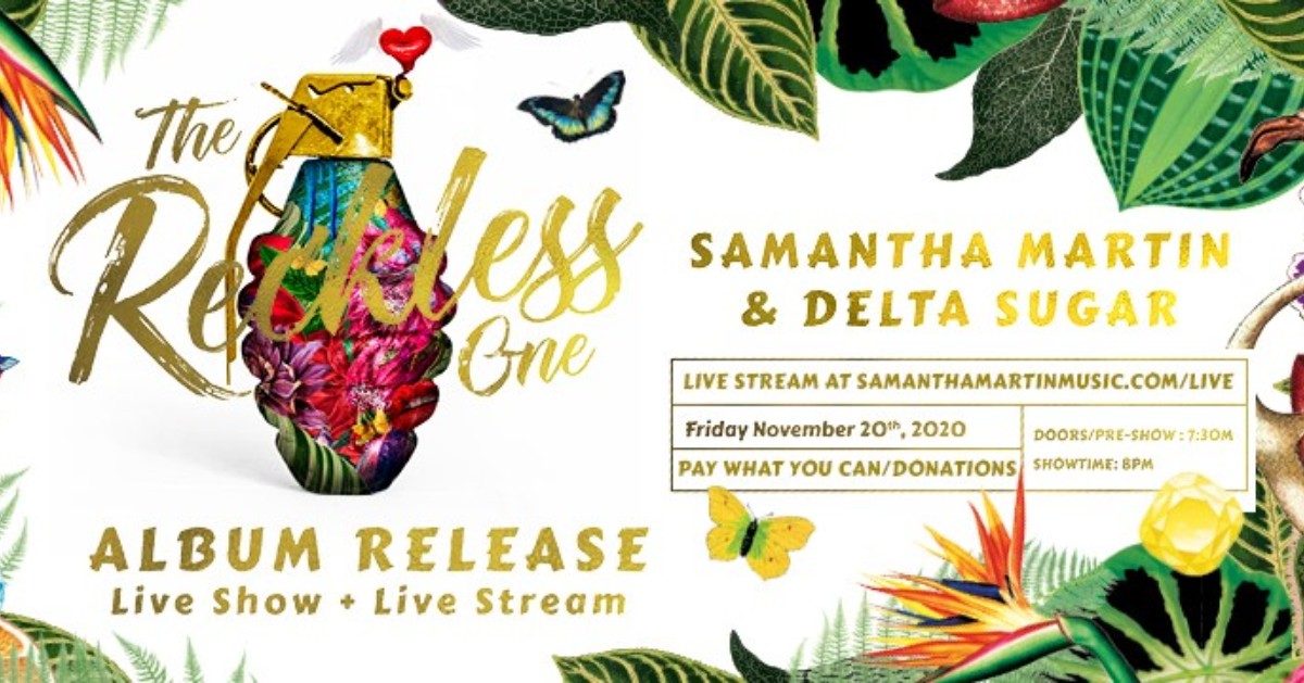 Samantha Martin & Delta Sugar will play a special Livestream show fromthe Empire Theatre, Belleville, ON, Canada on Friday 20 November 2020 at 8:00pm EST. The stream is free of charge, but fans can donate during the concert. Watch the the show here - samanthamartinmusic.com/live