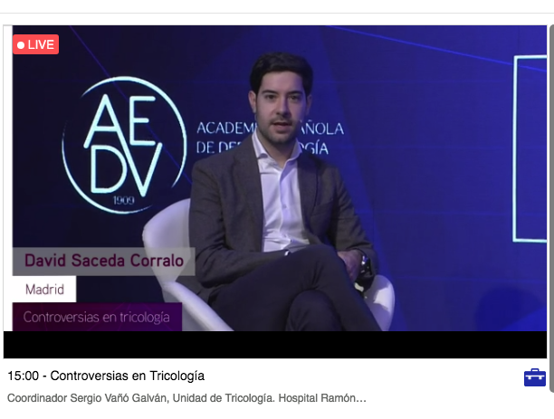 aedv_es's tweet photo. #AEDVIRTUAL2020 
📽️ Controversias en #Tricología sobre ¿Son efectivas las nuevas terapias para alopecia androgénica: microinyecciones de #dutasterida y láser
de baja potencia?
📛En contra Dra. Guerra  
✅A favor Dr. @Desaze  
♾ ¡Conéctate! https://t.co/2izsQroFZI https://t.co/Kk6c52ProY