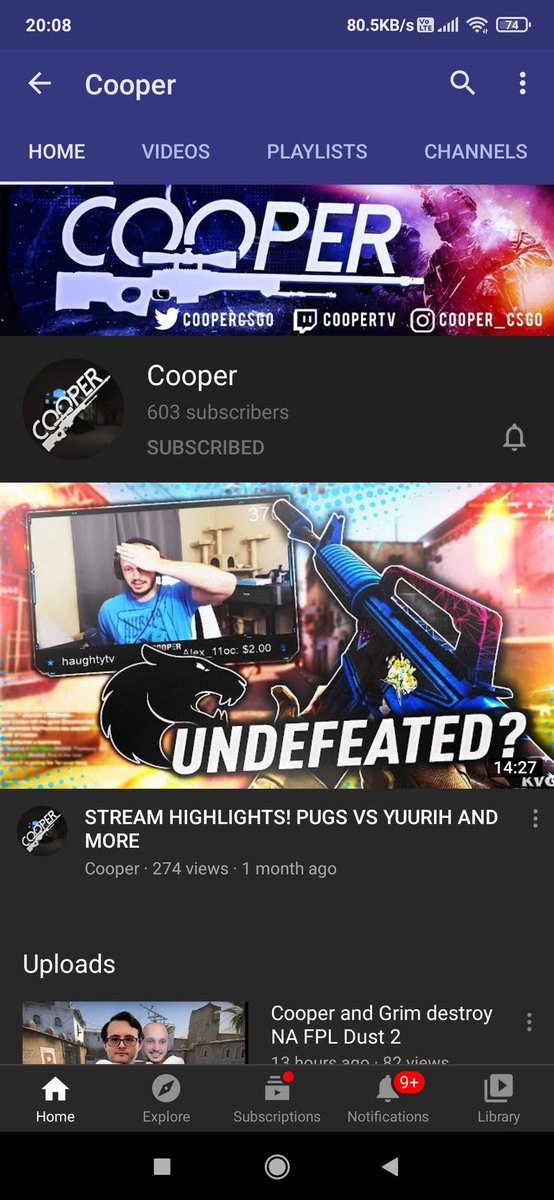 B7nn6's tweet photo. @coopertv Already subbed man, GL everyone! https://t.co/XzBr2c7YqY