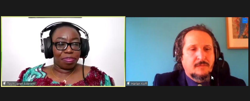 HI_Advocacy's tweet photo. #KAPTalk "How do we fight discrimination?" @Wheeliedr Toyin Aderemi replies "Open more space for social interactions between persons with and without disabilities!" #Weinclude @HI_Luxembourg https://t.co/rf2dJSvHp7