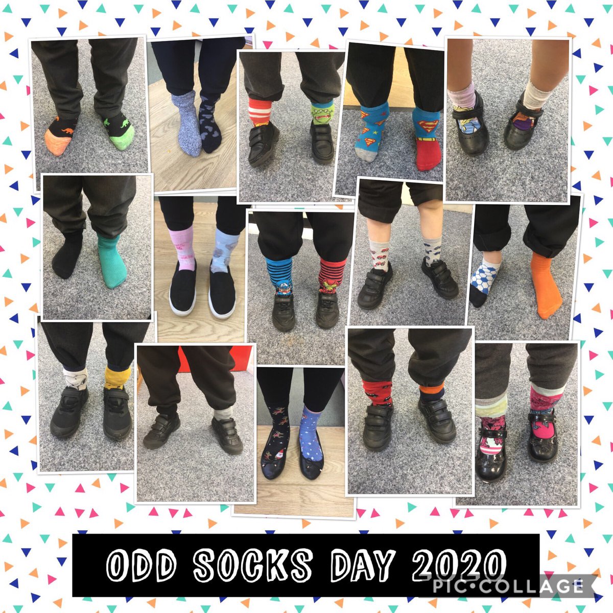 CollingwoodYrn's tweet photo. It’s good to be different ☺️ #OddSocksDay2020 https://t.co/salE4zrsdA