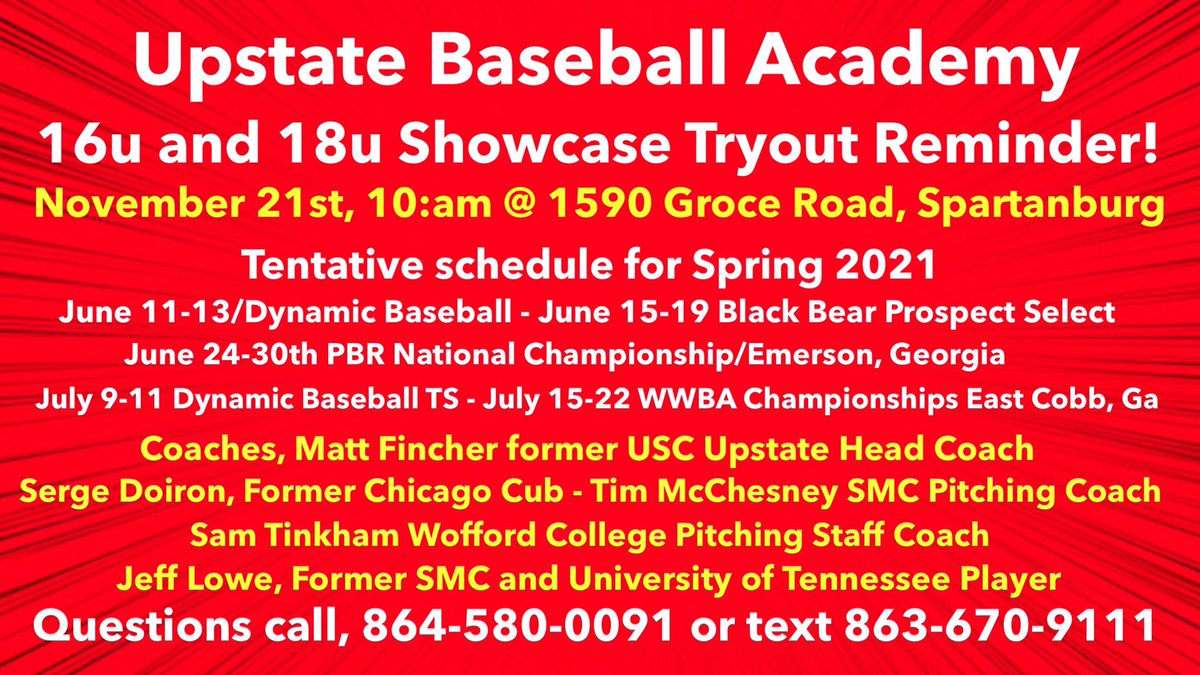 Upstate Baseball Academy tweet media