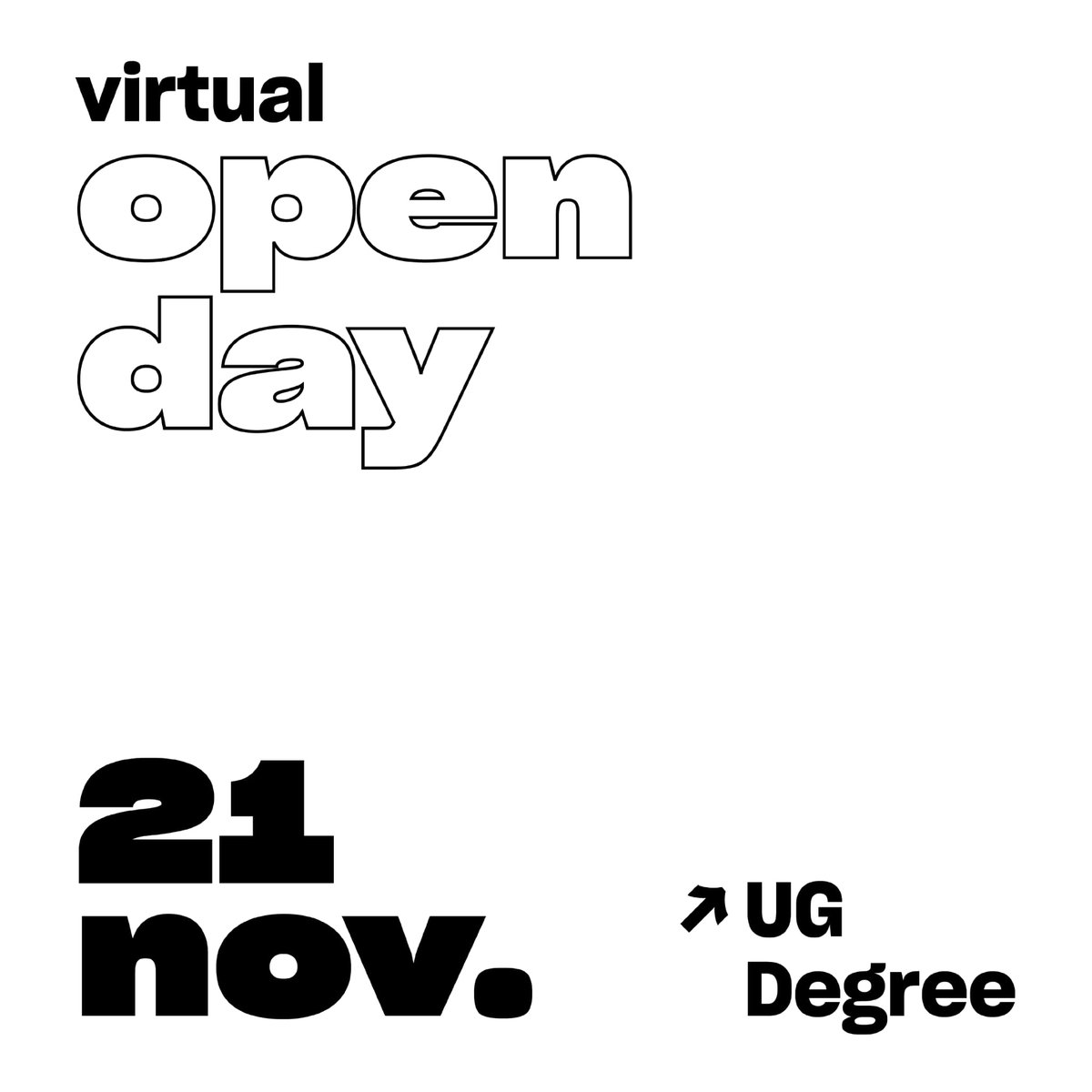 💻 VIRTUAL OPEN DAY.

On Saturday, November 21st, you will have a unique opportunity to get to know more about the Official Undergraduate Degree in Design offered at ESDi.

Register to join the webinar 👉bit.ly/2UJCJFn

#virtualopenday #openday #degreeindesign #design