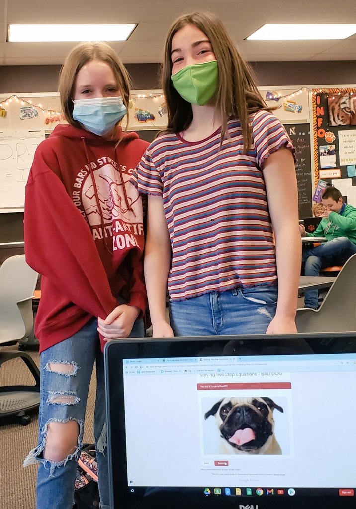 Rockingin307's tweet image. Digital breakout and a socrative race! They saved Louie the dog first! #multistepequations #collaboration #blendedvirtual #technologyrocks