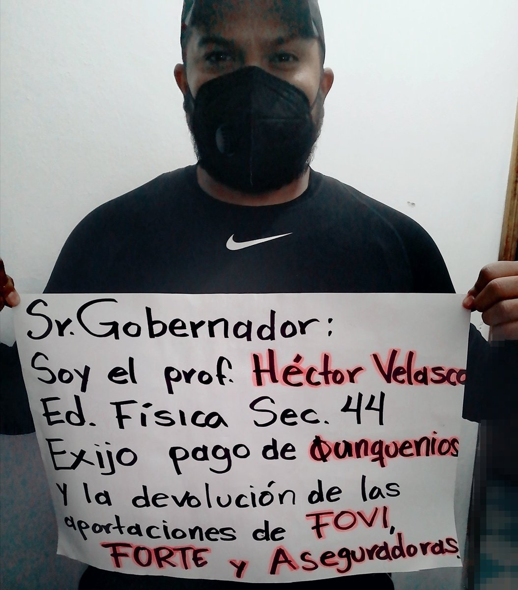 HectorVelascoT's tweet photo. @AispuroDurango ¿Y tú compromiso con el Magisterio para cuándo, Señor?
Exijo pago justo de #Quinquenios y devolución de aportaciones de FOVI, FORTE y ASEGURADORAS
#lamañanera #ConferenciaPresidente #SeccionesUnidas #FelizViernes #LosMaestrosEnseñamosACumplir https://t.co/OKBZOcpu1x