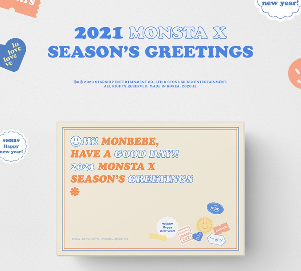 lemongiraffe_ph's tweet photo. [PH 🇵🇭 GO / HELP RT] #LGPHOpen
#몬스타엑스 #MONSTAX

🛒 MONSTA X 2021 Season's Greetings

💵 ㅡ 1,610 PHP + INTL FEE + LSF
📆 ㅡ DOO: DEC 20 | DOP: DEC 21
📝 ㅡ https://t.co/rdIMp906ET

DM for questions 🙂 https://t.co/T5jlgVRTXh