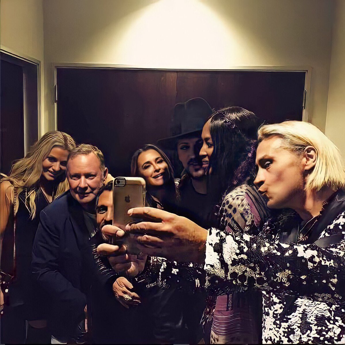 <a href="/doritkemsley1/">Dorit Kemsley</a> PK <a href="/MauricioUmansky/">Mauricio Umansky</a> <a href="/KyleRichards/">Kyle Richards</a> <a href="/BoyGeorge/">Boy George</a> <a href="/NaomiCampbell/">Naomi Campbell</a> and moi backstage at Culture Club show at The Hollywood Bowl 🥰🌟🧡