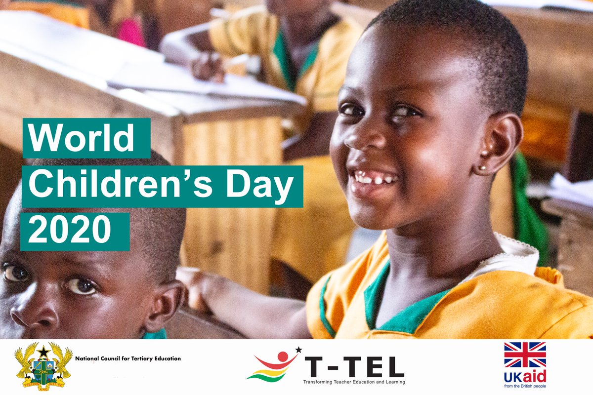 On World Children’s Day, we are advocating, promoting and ensuring that children become lifelong learners with no child left behind.  
Happy #WorldsChildrensDay