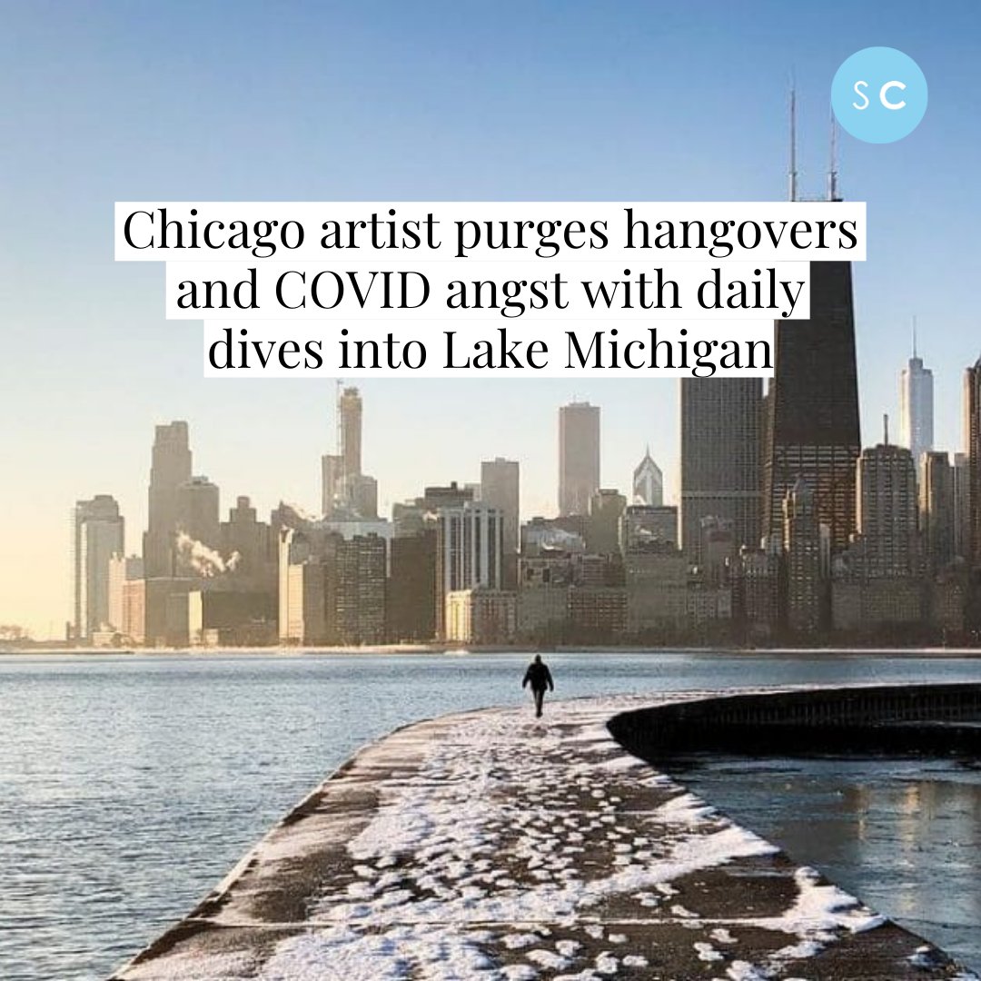 Chicago artist, Dan O'Conor, purges hangovers and COVID angst with daily dives into Lake Michigan <a href="/TheRealDtox/">Great Lake Jumper</a> 
#Chicago #LakeMichigan #COVID19
bit.ly/36OfXBQ