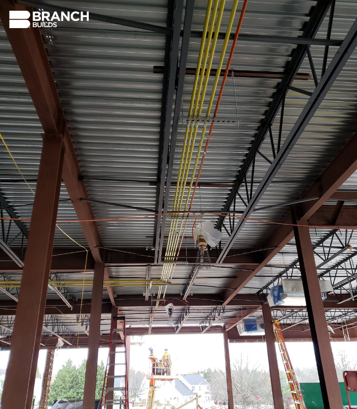 BranchBuilds's tweet image. This week our North Star School project team in Leesburg, Virginia, has been busy installing conduit, pouring concrete, and laying masonry bricks on the exterior walls. Students and teachers will be enjoying this building in no time! #ProjectUpdate #BuildingLegacies