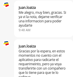 cuckookernel's tweet photo. Otra "fantástico" ejemplo de atención a través de el canal de chat de @Bancolombia. https://t.co/gzeh6T2WvC