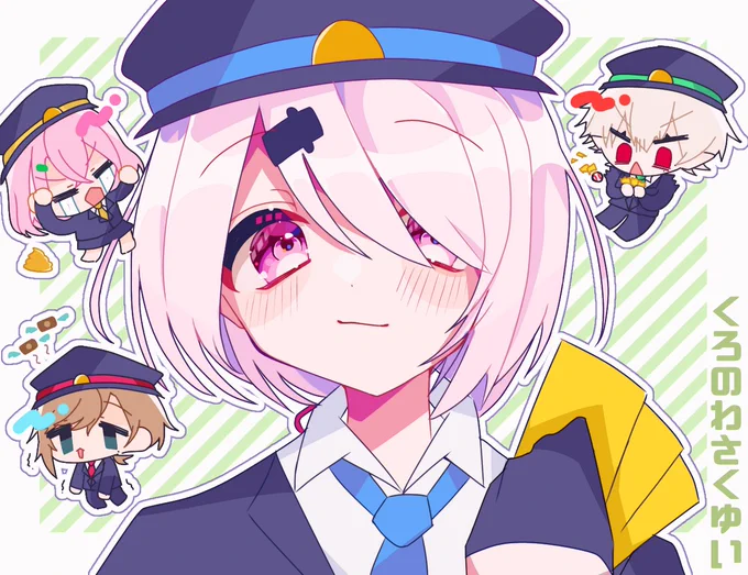 くろのわさくゆい桃鉄楽しかった〜????
#しいなーと #笹の絵  
#KuzuArt  #かな絵

 #くろのわさくゆい 