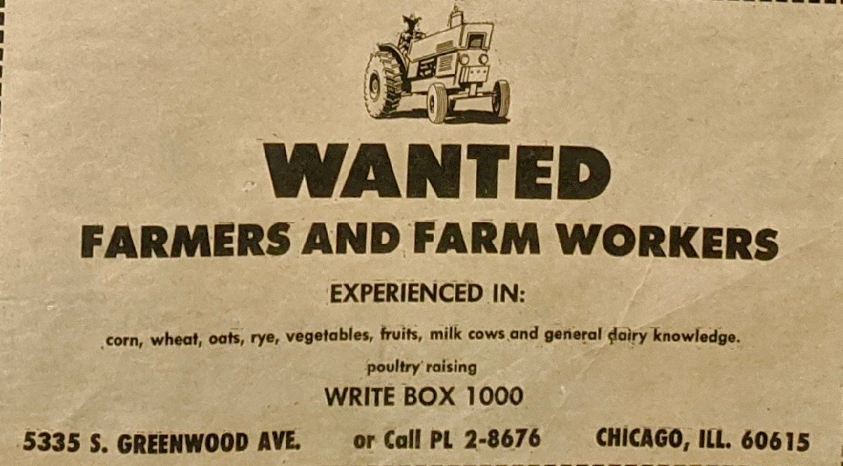 croe1987's tweet photo. A look back in #MuhammadSpeaks, August 16, 1968
A reoccurring ad for Farmers
#DoforSelf #HelpSelf #HowtoEattoLive #NOI #CROEArchives https://t.co/JkRGNaHzsR