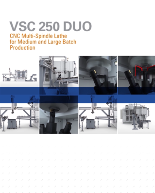 EMAGGROUPUSA's tweet image. The VSC 250 DUO #multispindle machine offers a cost-effective solution for machining in just TWO operations. With two separate machining areas, this system makes it possible to independently program the two overhead slides. #cnclathe #lathe #multispindlelathe