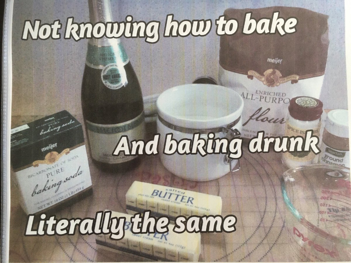Fun baking meme: