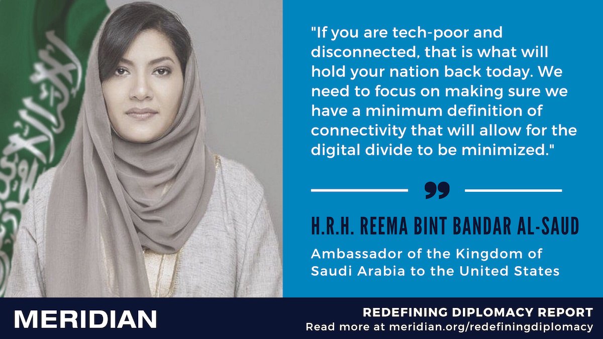 MeridianIntl's tweet photo. International collaboration is the only solution to stopping the spread of #COVID19. Our #RedefiningDiplomacy report examines the evolving role of diplomats in the wake of this health crisis, featuring insights from experts like @rbalsaud ⬇️ Read more: https://t.co/o6jqryplLG https://t.co/JnrN7G26Ts