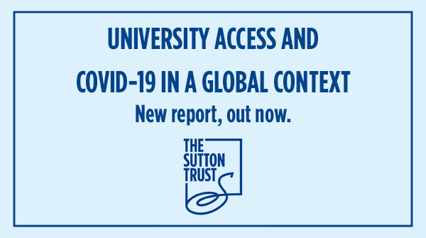 THREAD: How have universities around the world responded to the Covid-19 crisis, and what can be learnt from their approach to widening access? Two new reports on global higher education, out today.