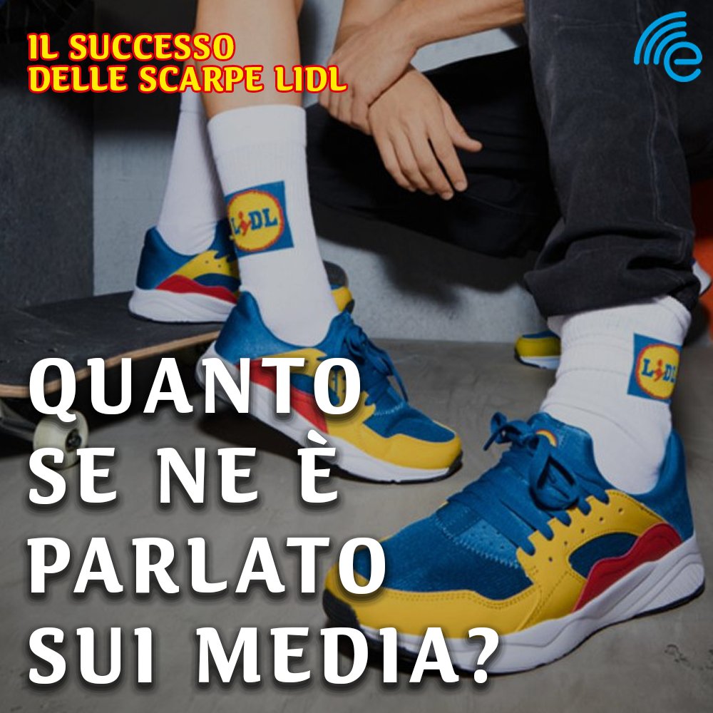EcoDellaStampa's tweet photo. Avete sicuramente sentito in questi giorni delle #scarpe di @LidlItalia! 

Rilasciate in edizione super-limitata, le #sneaker sono andate a ruba in tutto il Paese in poche ore

Quanto se ne è parlato sui #media italiani? Lo abbiamo analizzato in questo #report! 👇 https://t.co/x5WgrNtcoO
