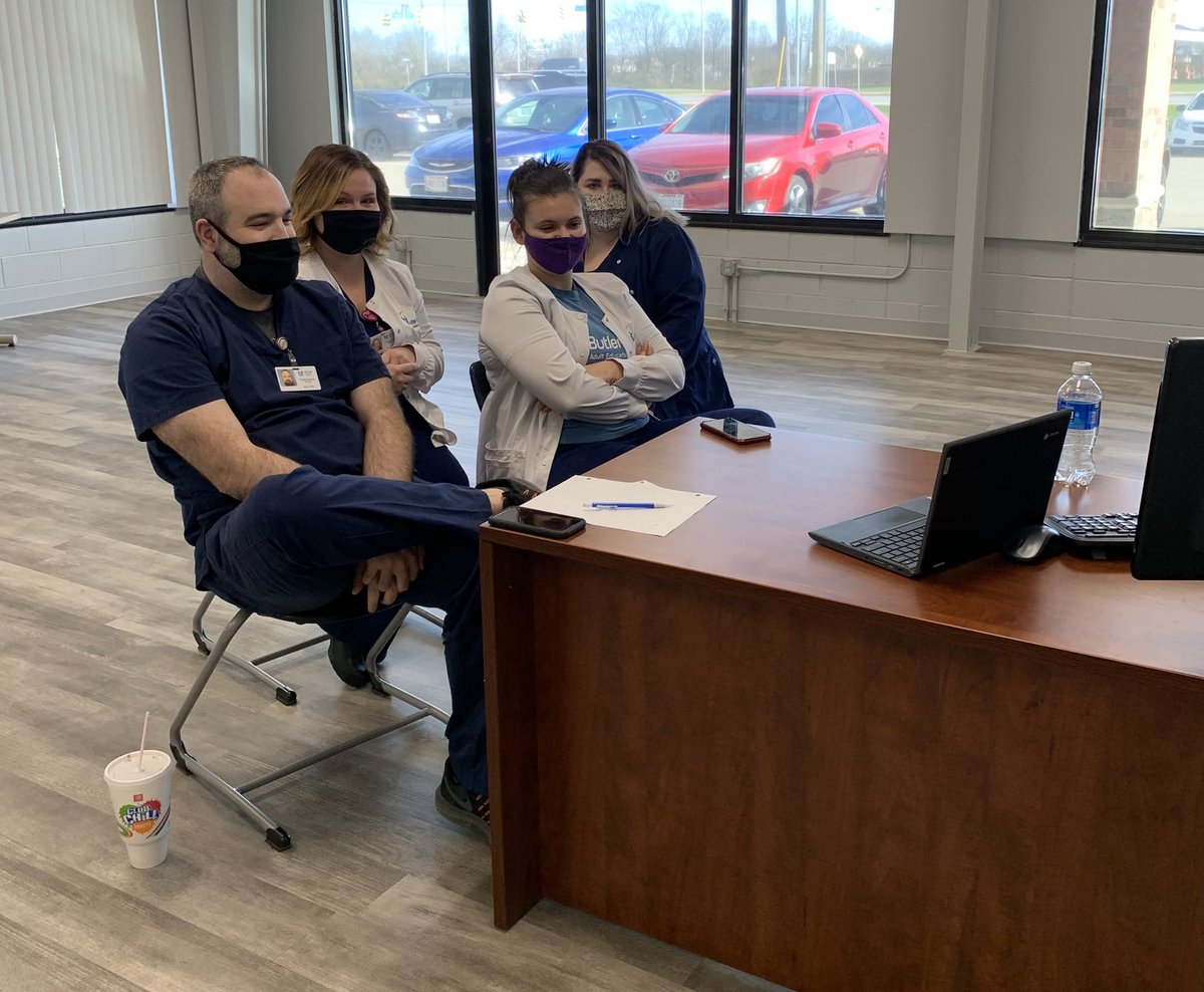 BTAdultEd's tweet photo. Career placement time for our Practical Nursing students getting ready to graduate. 🙌 Our 1st Virtual Career Fair was a success thanks to @ChristianVillages @communityfirs15, @InterimHealth, @HospiceofCincy, @KetteringHealth and @OhioLiving Our next class starts Jan 21, 2021 https://t.co/ATZvs4Pda4
