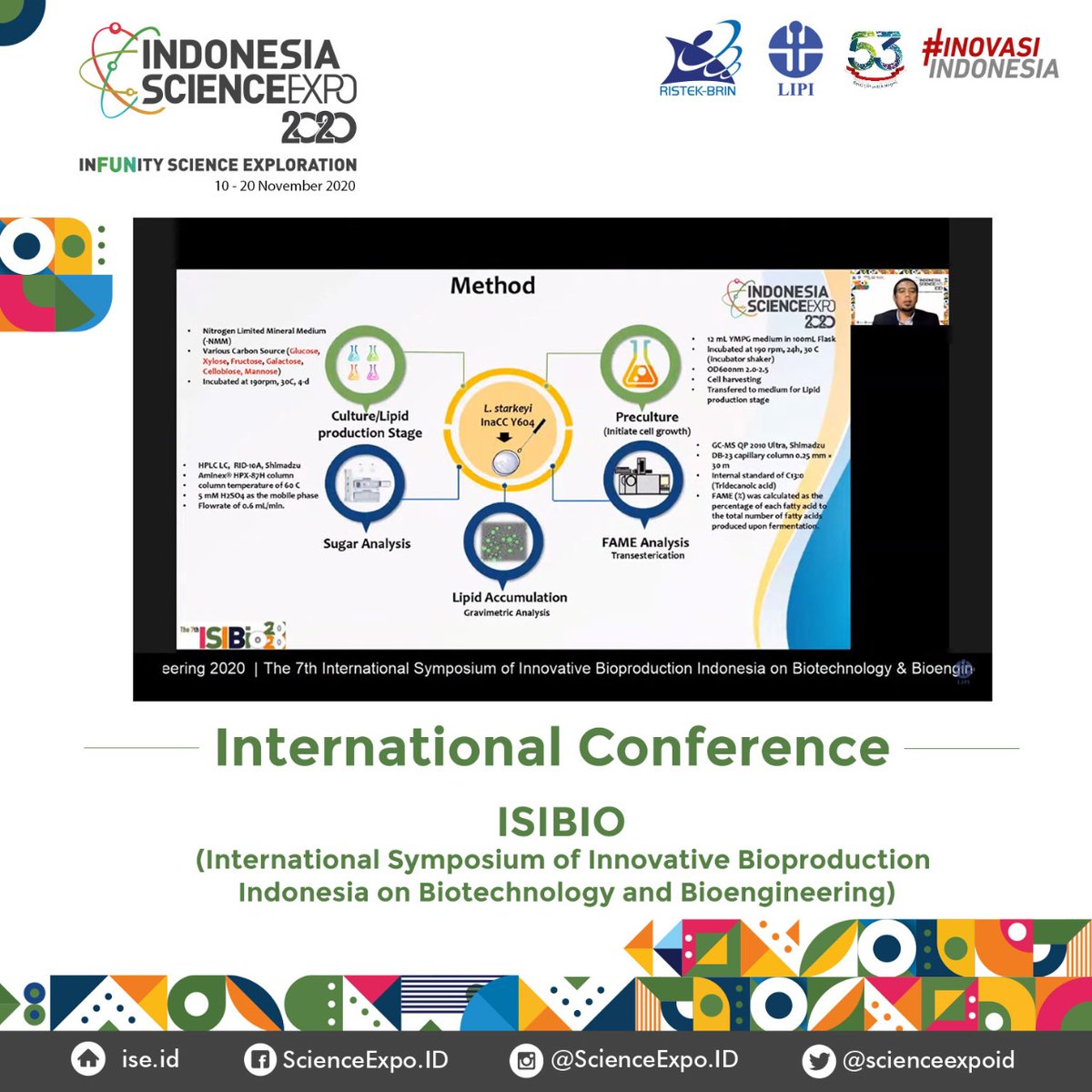 ScienceExpoID's tweet photo. Kegiatan konferensi internasional yang berlangsung hari ini yaitu ICRAMET, ISIBIO, ISMM, ICOES. Narasumber yang hadir dalam konferensi ini merupakan para pakar, peneliti dan akademisi baik dari dalam dan luar negeri.
#LIPI #LIPI53 #ISE2020 https://t.co/cWlKKCbqRi