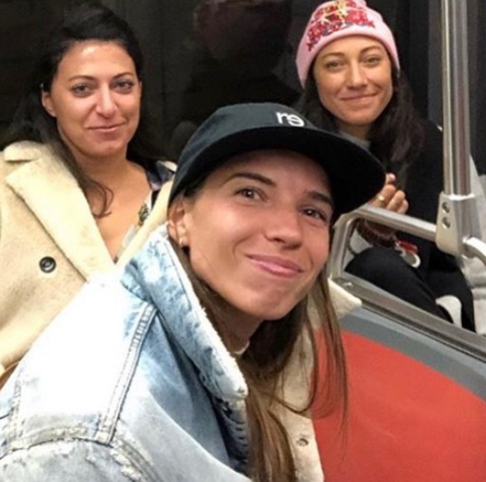 Tobin Heath's jawline; a thread