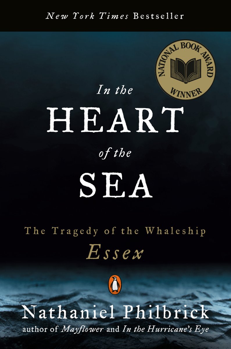 200 years ago #onthisday the whale ship Essex sank. IN THE HEART OF THE SEA by @natphilbrick is the National Book Award winning saga of survival and adventure. Start reading the story of the whaling ship disaster that inspired Melville’s MOBY-DICK now! bit.ly/3kP8tn1