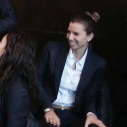 Tobin Heath's jawline; a thread