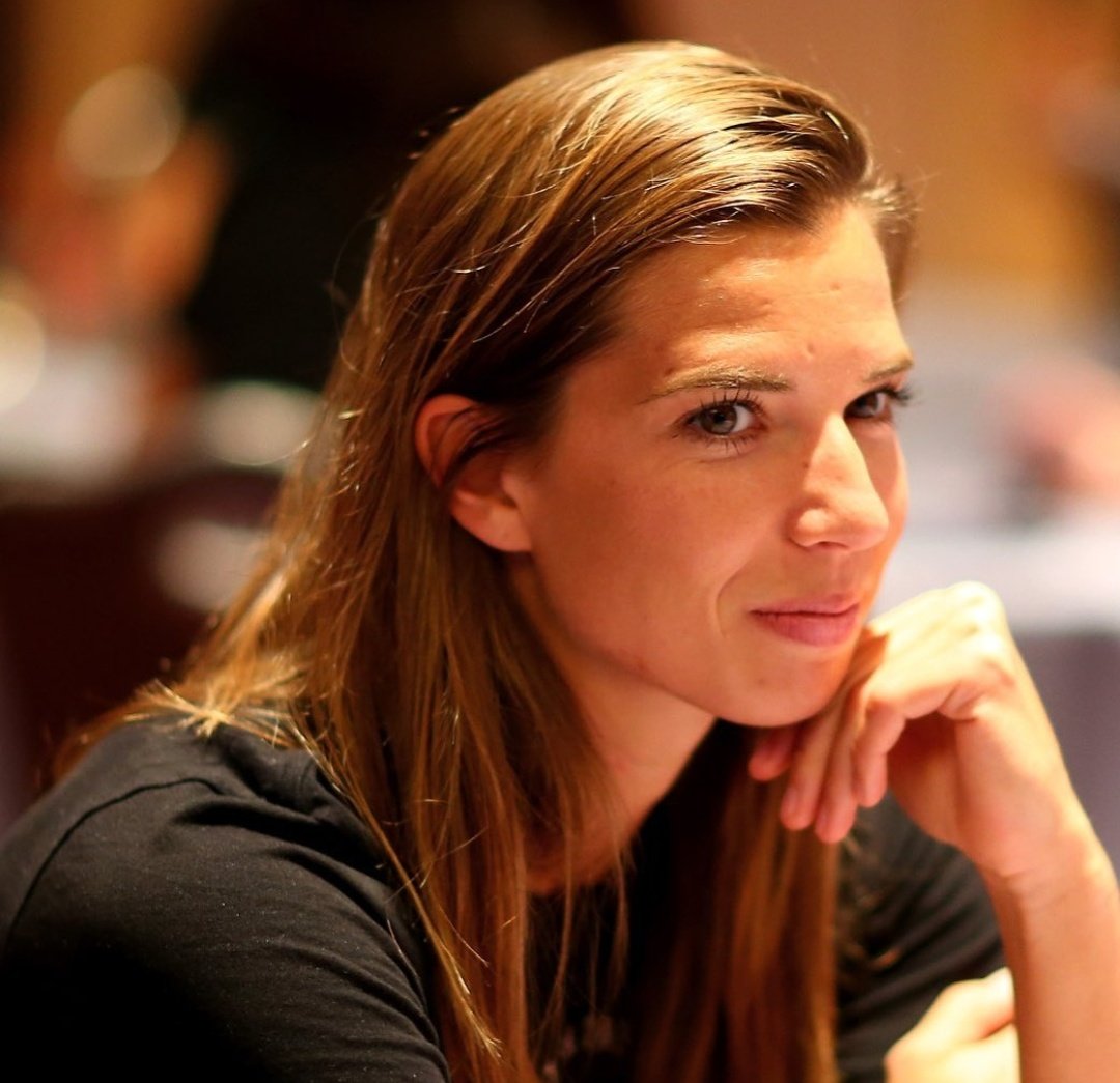 Tobin Heath's jawline; a thread